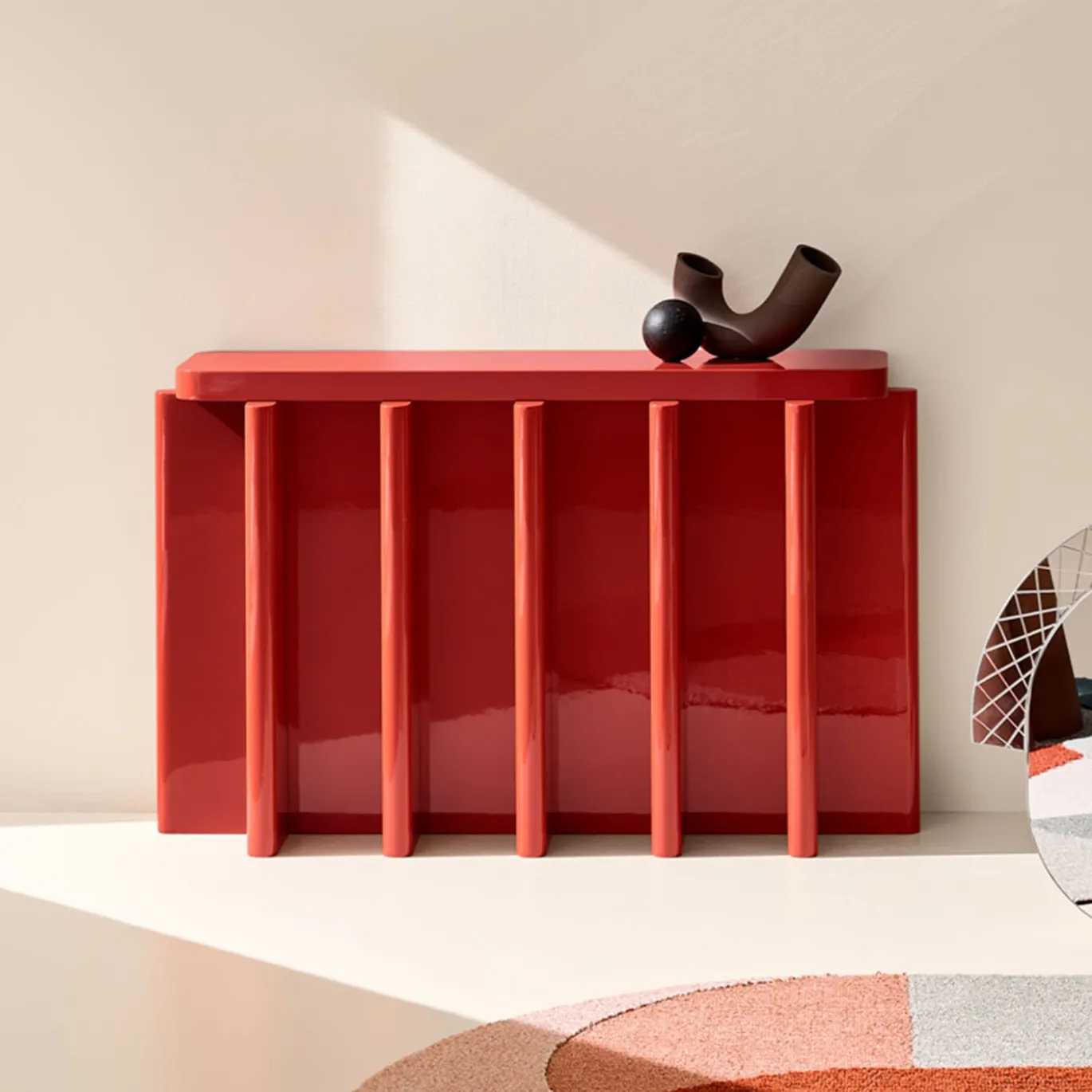 Console Spina Dusty Red