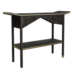 Console Tori in Legno di Ebano