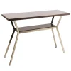 Consolle con piano in legno laccato