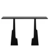 Consolle Emily in legno laccato nera
