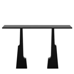 Consolle Emily in legno laccato nera