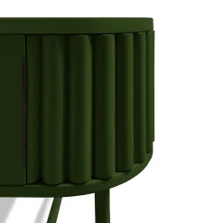 Consolle giradischi verde VYC in MDF di Max Dalle Sasse
