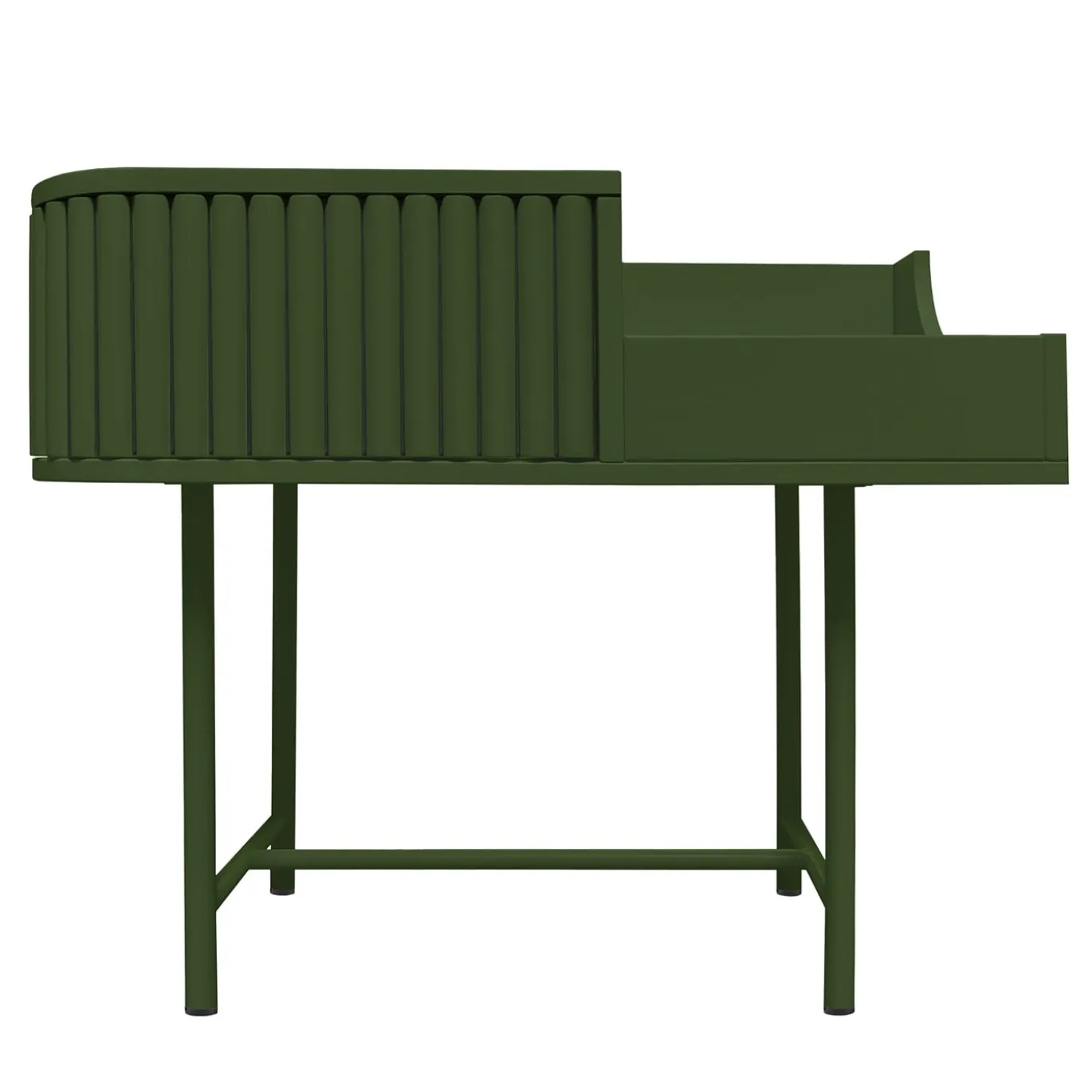 Consolle giradischi verde VYC in MDF di Max Dalle Sasse