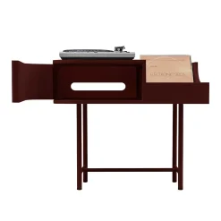 Consolle giradischi VYC Wine Red in MDF di Max Dalle Sasse