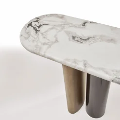 Consolle Grande Cloud ED/50 661 in Marmo Bianco Dover