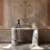Consolle in marmo Arabescato Vagli Selene