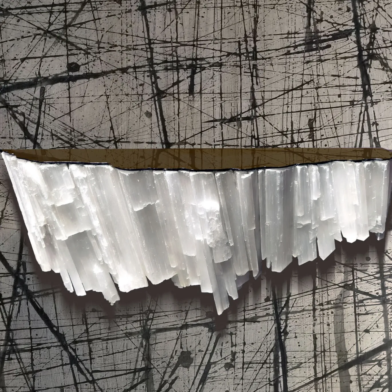 Consolle Sospesa Snow Queen in Selenite