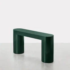 Consolle verde Lazy-O di Dainelli Studio