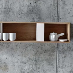 Contenitore pensile T Box Long Walnut di Act_Romegialli