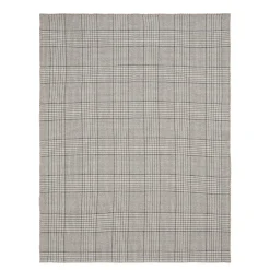 Coperta Babette double-face a quadri piccoli