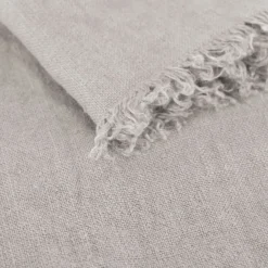 Coperta Canvas in lino beige