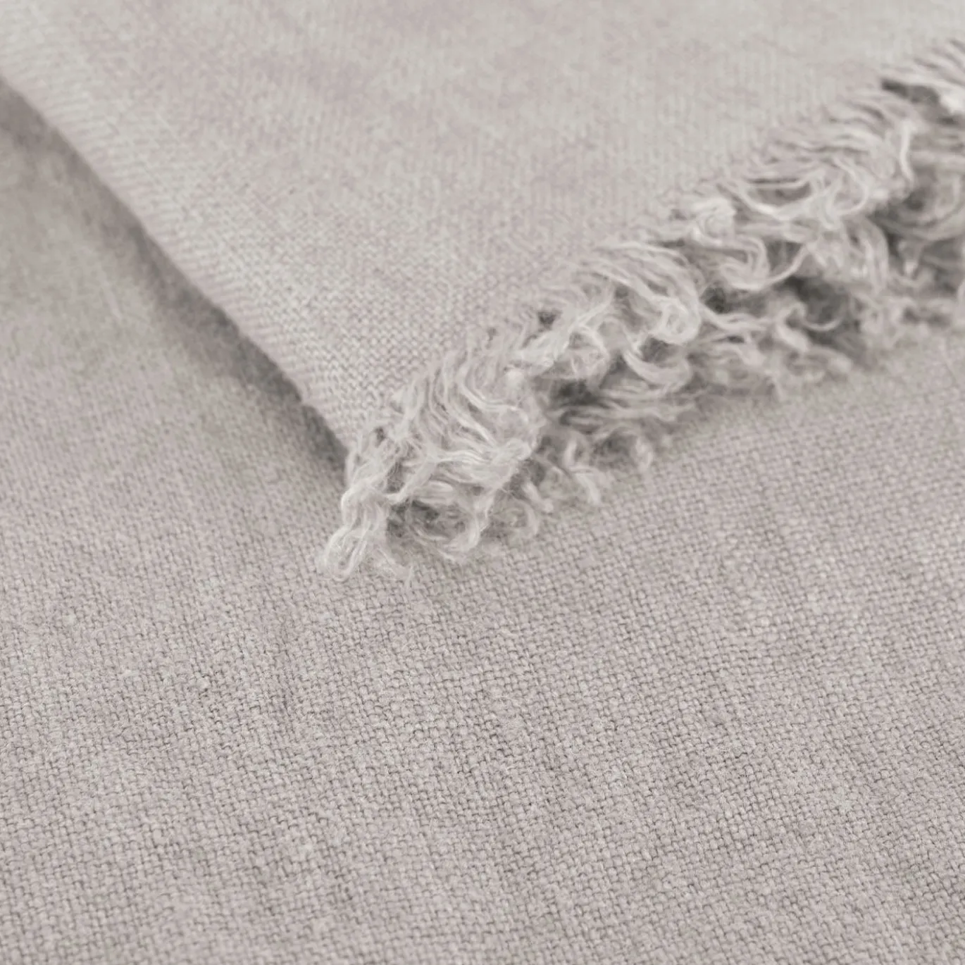 Coperta Canvas in lino beige