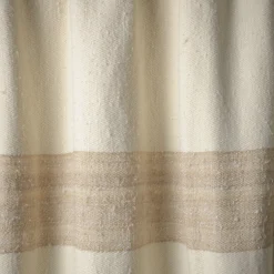 Coperta di lino e seta con frange Senja.D1