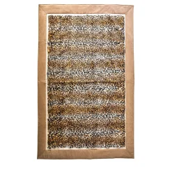 Coperta Félina in pelliccia di Lapin con stampa animalier
