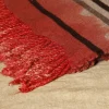 Coperta Formia a righe policrome in cashmere e seta