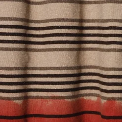 Coperta Formia a righe policrome in cashmere e seta