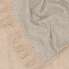Coperta Melrose double-face beige piccola