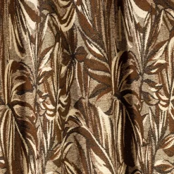 Coperta Struggimento con frange e motivi botanici