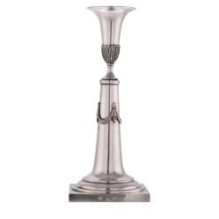 Coppia di candelabri in argento sterling del 1860
