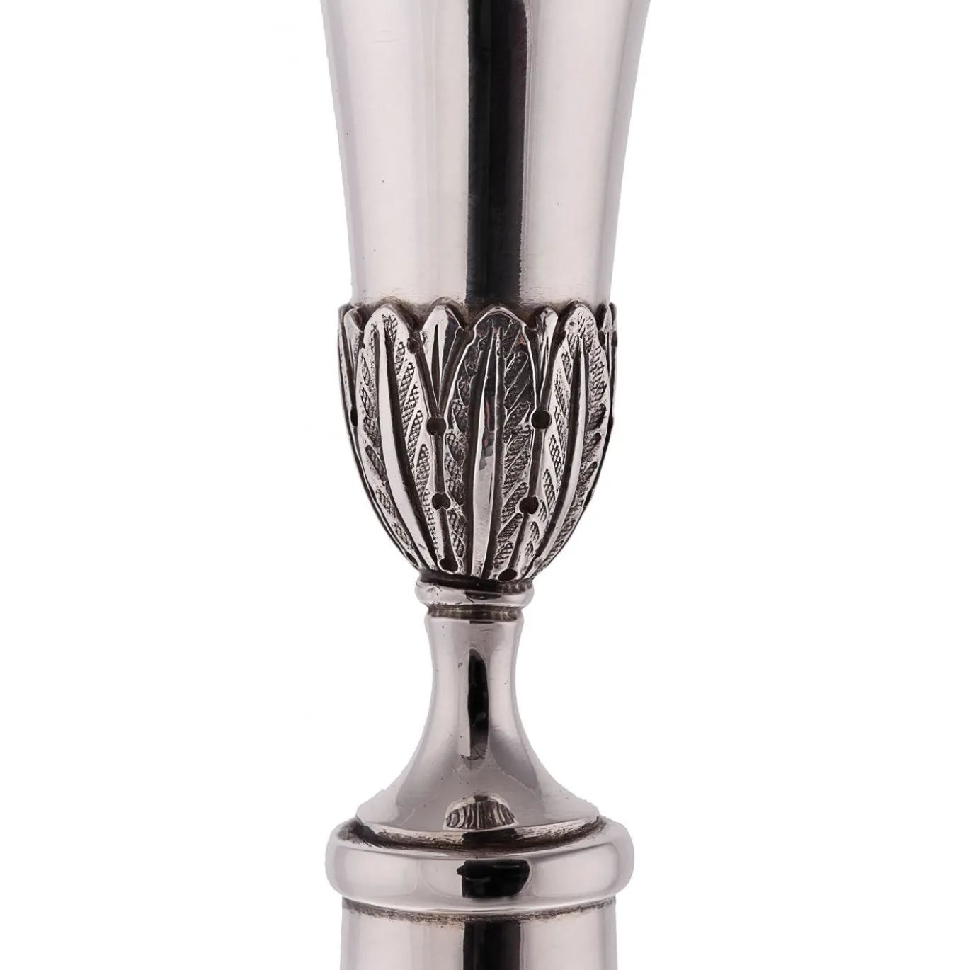 Coppia di candelabri in argento sterling del 1860