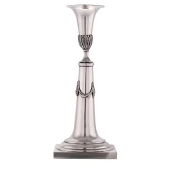 Coppia di candelabri in argento sterling del 1860