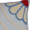 Copri cuscino quadrato Margherita Azzurro di Carlo Sanna