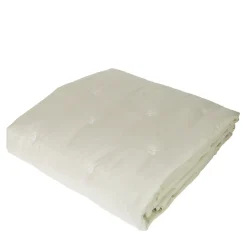 Copriletto in satin avorio Api