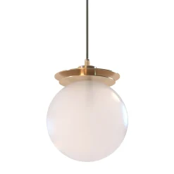 Crapa Lampada a sospensione in ottone oro e vetro