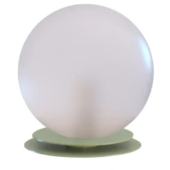 Crapa Lampada da tavolo in ottone verde e vetro