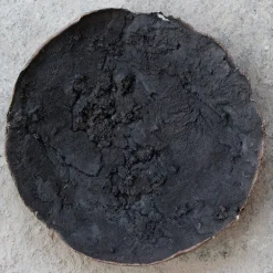 Cratere Centrotavola in Bronzo Fuso con Patina Nera