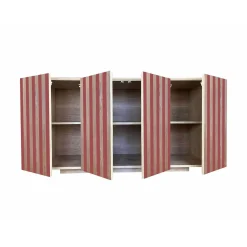 Credenza a 4 ante a righe Md6 di Meccani Studio