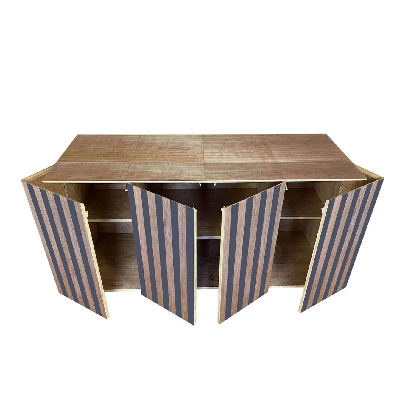 Credenza a 4 ante a righe Md5 di Meccani Studio