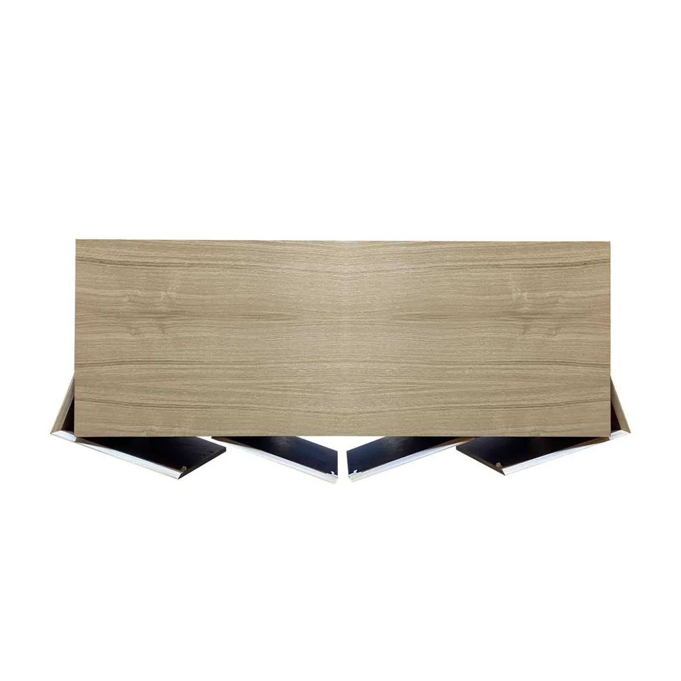Credenza a 4 ante a righe Md4 di Meccani Studio