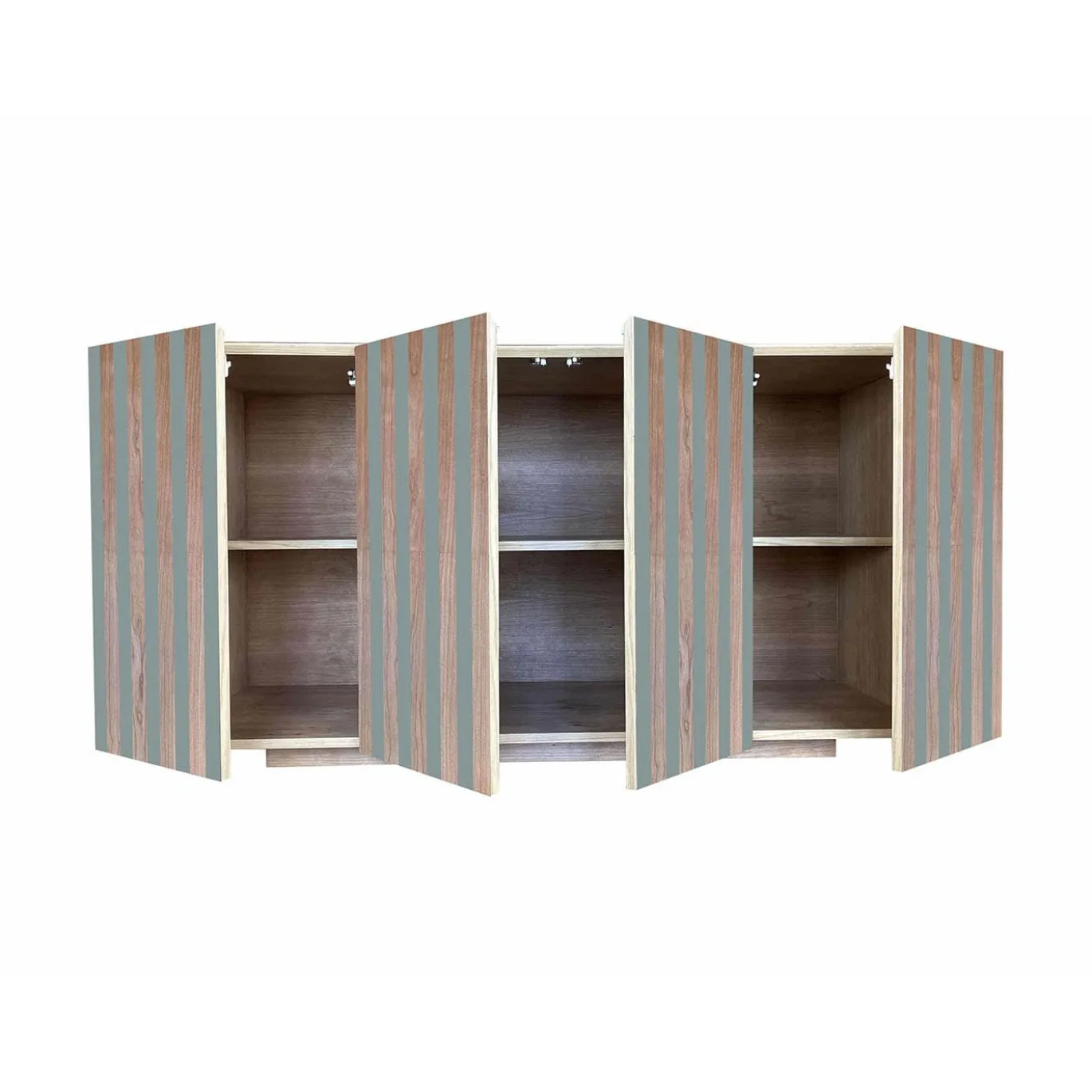 Credenza a 4 ante a righe Md3 di Meccani Studio
