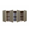 Credenza a 4 ante a righe Md1 di Meccani Studio