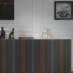 Credenza a 4 ante Carlos On the Base di Renato Zamberlan