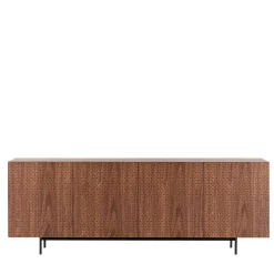 Credenza a 4 ante in noce Tiles