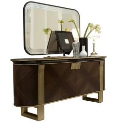 Credenza a 4 ante in palissandro