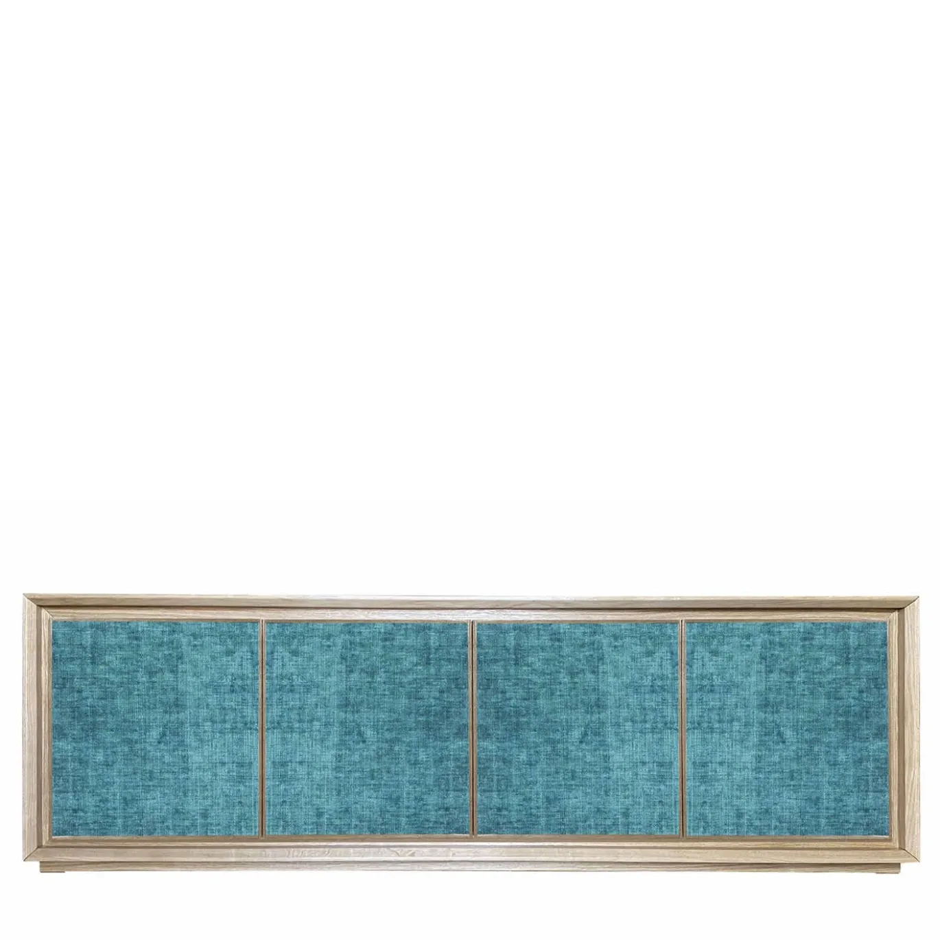 Credenza a 4 ante in velluto azzurro di Mascia Meccani