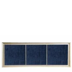 Credenza a 3 ante in velluto blu di Mascia Meccani