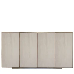 Credenza a 4 ante in velluto grigio di Mascia Meccani