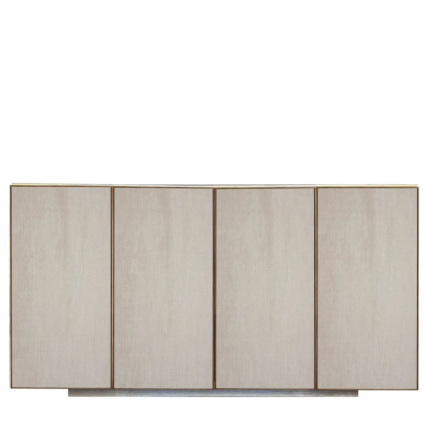 Credenza a 4 ante in velluto grigio di Mascia Meccani