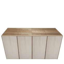 Credenza a 4 ante in velluto grigio di Mascia Meccani