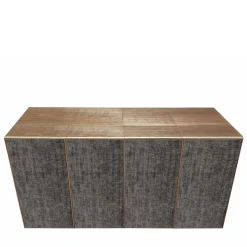 Credenza a 4 ante in velluto grigio scuro di Mascia Meccani