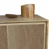 Credenza a 4 ante in velluto marrone di Mascia Meccani