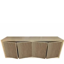Credenza a 4 ante in velluto marrone di Mascia Meccani