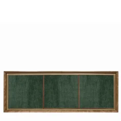 Credenza a 3 ante in velluto verde di Mascia Meccani