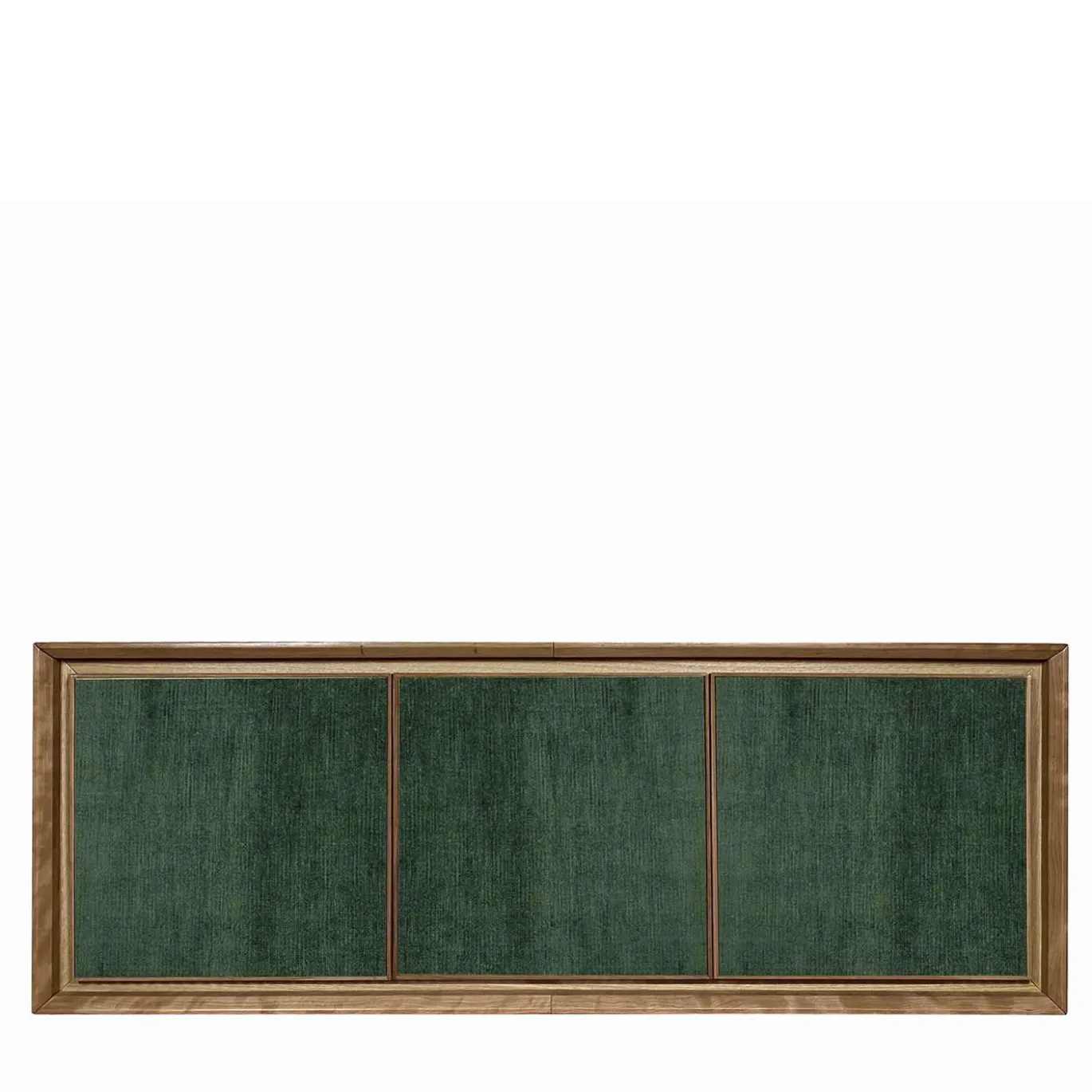 Credenza a 3 ante in velluto verde di Mascia Meccani