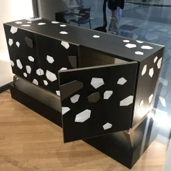 Credenza a 3 Ante Stargems Impiallacciata in Rovere