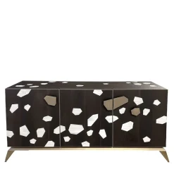 Credenza a 3 Ante Stargems Impiallacciata in Rovere